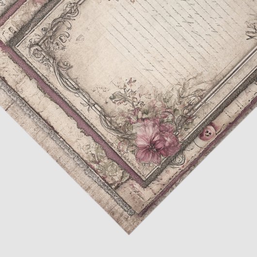 Victorian & Lace  Seidenpapier (Ausschnitt)