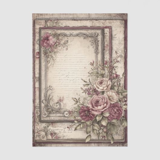 Victorian & Lace  Seidenpapier (Vorderseite)