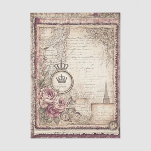 Victorian & Lace Seidenpapier (Vorderseite)