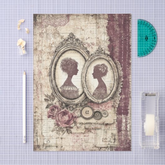 Victorian & Lace Seidenpapier (Handwerk)