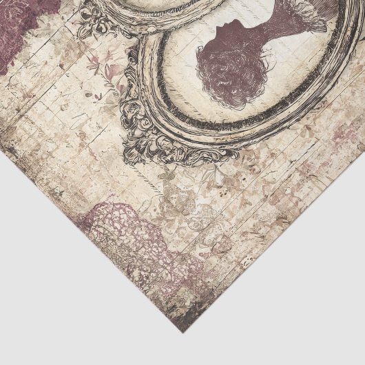 Victorian & Lace Seidenpapier (Ausschnitt)