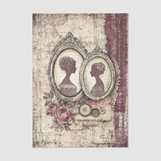 Victorian & Lace  Seidenpapier (Vorderseite)