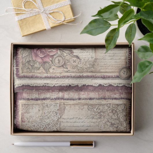 Victorian & Lace  Seidenpapier (Geschenk)