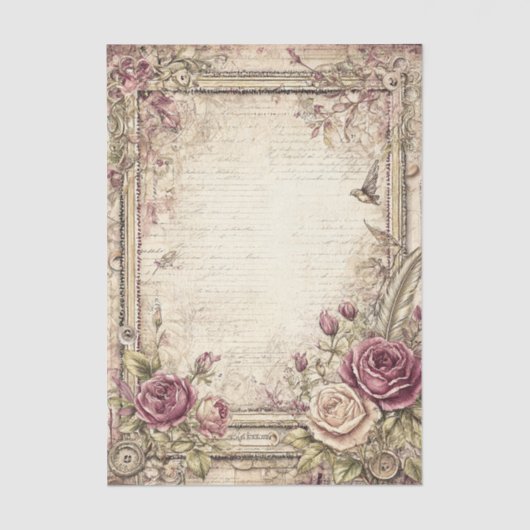 Victorian & Lace Seidenpapier (Vorderseite)