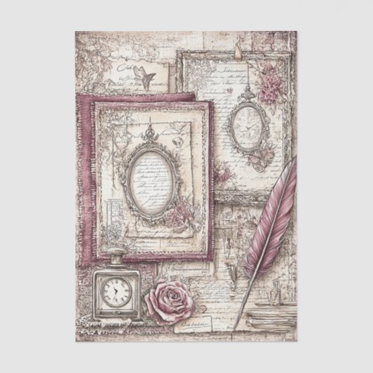 Victorian & Lace  Seidenpapier (Vorderseite)