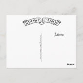 victorian lady cameo style pose postcard postkarte (Rückseite)