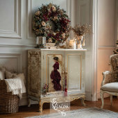 Victorian Lady Christmas Decoupage Tissue Paper Seidenpapier