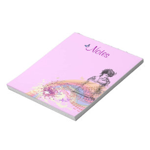Victorian Lady ColorSplash Notizblock