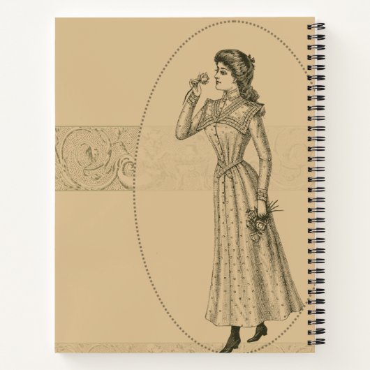 Victorian Lady Journal Notizblock (Rückseite)