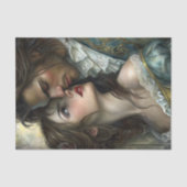 Victorian Lovers Intense Gaze Decoupage Seidenpapier (Vorderseite)