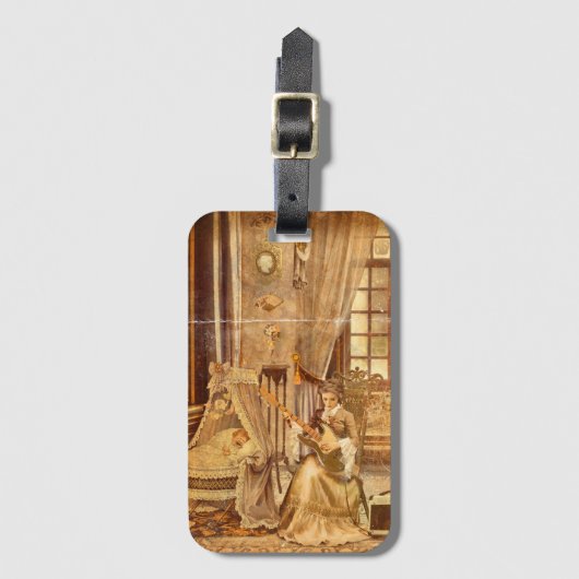 Victorian Lullaby Gepäckanhänger (Vorderseite Vertikal)