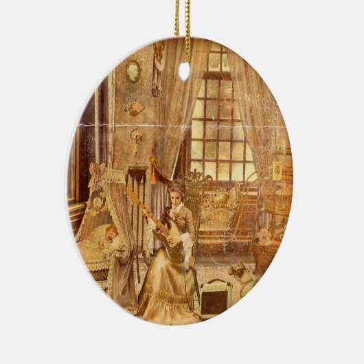 Victorian Lullaby Keramik Ornament (Rechts)