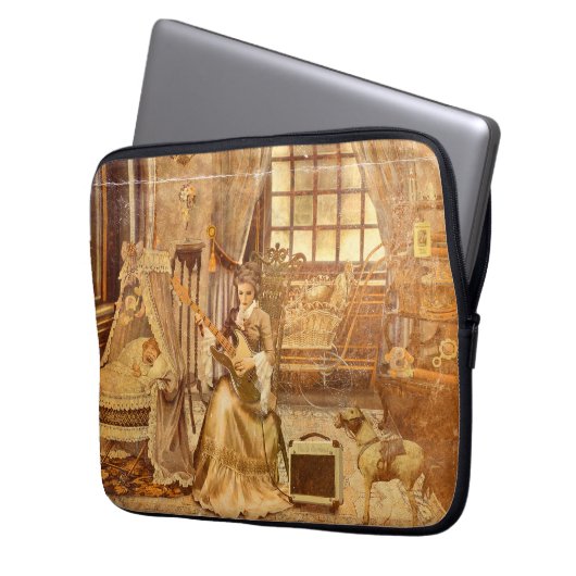 Victorian Lullaby Laptopschutzhülle (Vorderseite Links)