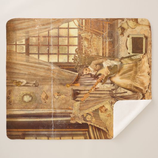 Victorian Lullaby Sherpadecke (Vorderseite (Horizontal))