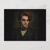 Victorian Man Feiertagspostkarte (Vorderseite)