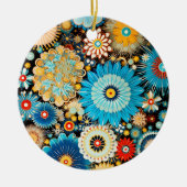 Victorian Millefiori Elegance Keramik Ornament (Vorne)