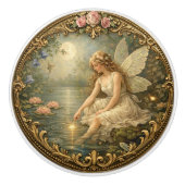 Victorian Moonlight Fairy Knob Keramikknauf (Vorderseite)