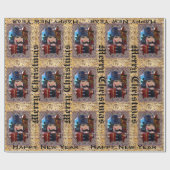 Victorian Mr. Nutcracker Anpassen Geschenkpapier (Flach)