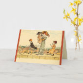 Victorian Muttertag Karte (Gelbe Blume)
