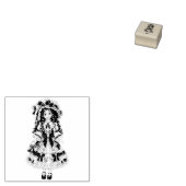 Victorian Porcelain Doll Stamp Gummistempel (Stempel)