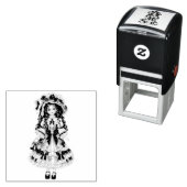 Victorian Porcelain Doll Stamp Permastempel (Beispiel)