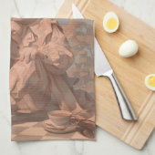 Victorian Rabbit Geschirrtuch (Viertel Falte)