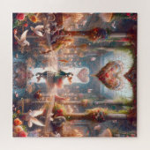 Victorian Rococo Enchanted Valentine Dance Puzzle (Horizontal)