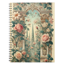 Victorian Rose Garden Archway Romantic Floral Path