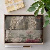 Victorian Rose Wreath Christmas Tissue Paper Seidenpapier (Geschenk)