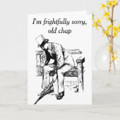 Victorian Sad Keanu Apology Karte (Gelbe Blume)