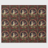 Victorian Santa Geschenkpapier (Flach)