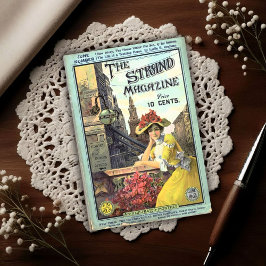 Victorian Strand Magazine Cover Illustration Postkarte
