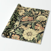 Victorian-style floral pattern  geschenkpapier (Ungerollt)