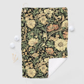 Victorian-style floral pattern  golfhandtuch (Insitu)