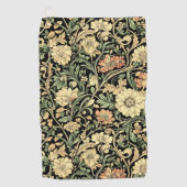 Victorian-style floral pattern  golfhandtuch (Vorderseite)