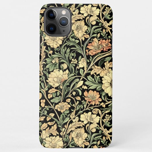 Victorian-style floral pattern  iPhone hülle (Rückseite)