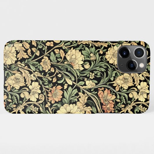 Victorian-style floral pattern  iPhone hülle (Rückseite (Horizontal))