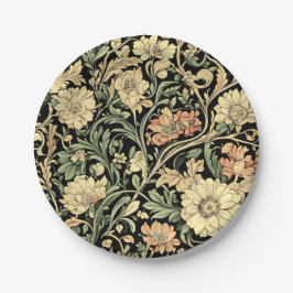 Victorian-style floral pattern  pappteller