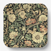 Victorian-style floral pattern  pappteller (Vorderseite)