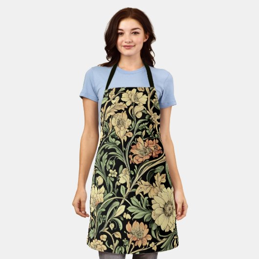 Victorian-style floral pattern  schürze (Getragen)