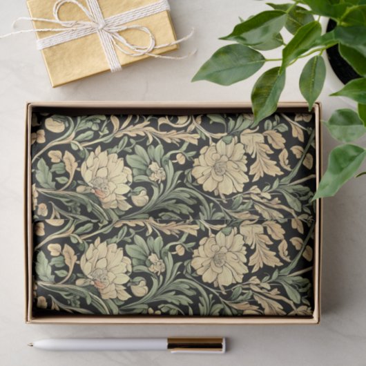 Victorian-style floral pattern seidenpapier (Geschenk)
