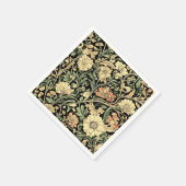 Victorian-style floral pattern  serviette (Ecke)