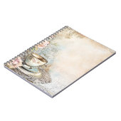 Victorian Tea Party Spiral Photo Notebook Notizblock (Linke Seite)
