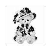 Victorian Teddy Bear Gummistempel (Prägung)