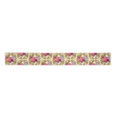 Victorian Valentine Floral Wrapping Paper Satinband (Vorderseite)