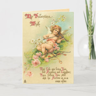 Victorian Valentine's Day Card Feiertagskarte