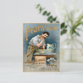 Victorian Vintage Soap Advertising Postkarte (Stehend Vorderseite)