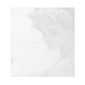 Victorian Woman Notepad Notizblock (Vorderseite)