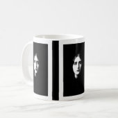 Victorian woman with haunting expression kaffeetasse (Vorderseite Links)