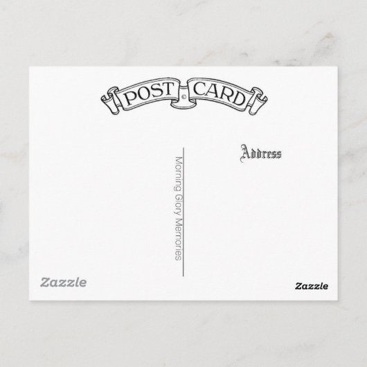 Victorian woman with haunting expression postkarte (Rückseite)